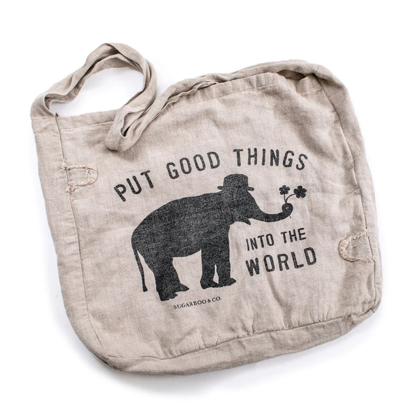 Messenger Bag - Put Good Things Into The World