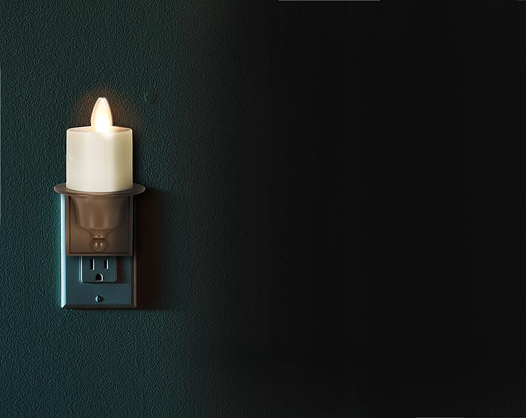 LightLi Nightlight Plug-in Candle