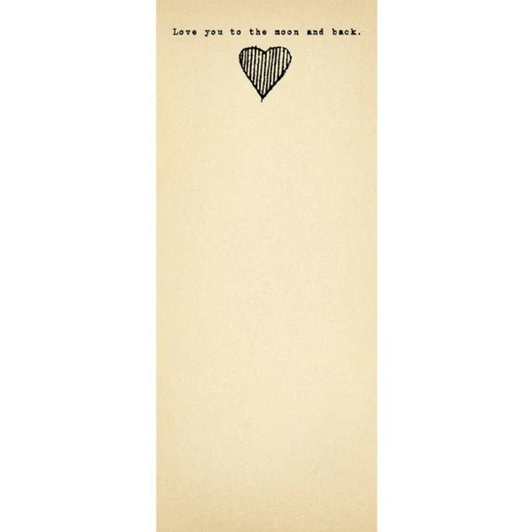 Paper - Heart to the Moon Skinny Pad