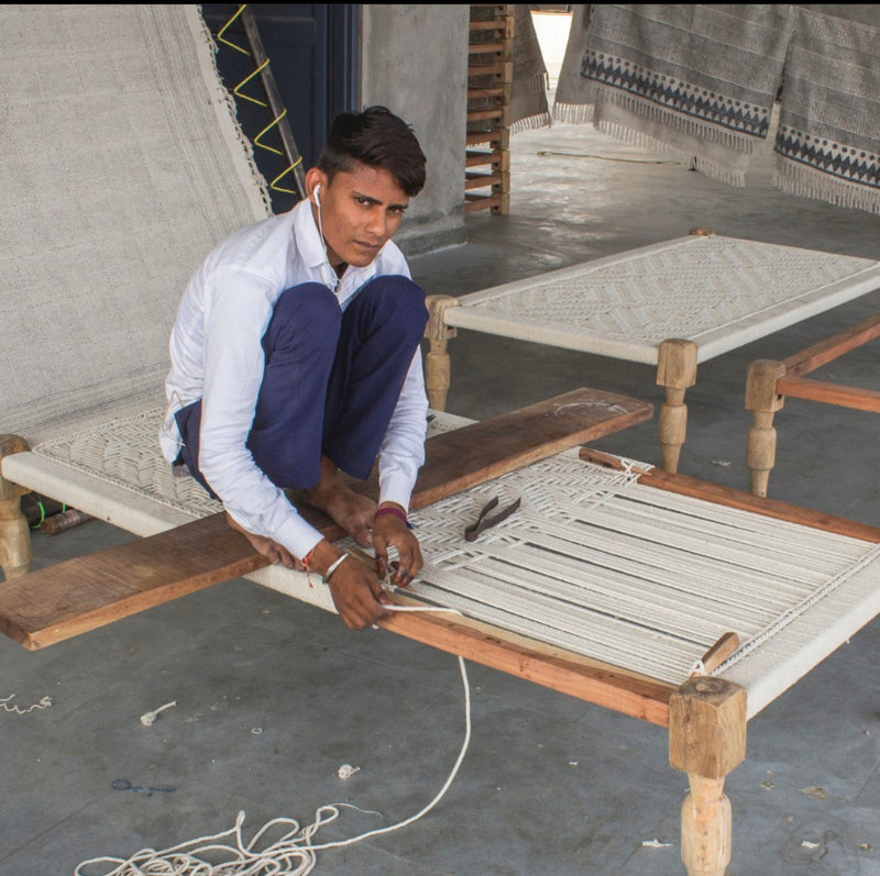 Indian Vintage Charpoy Bed