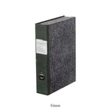 Paper File Box - Brown / Green
