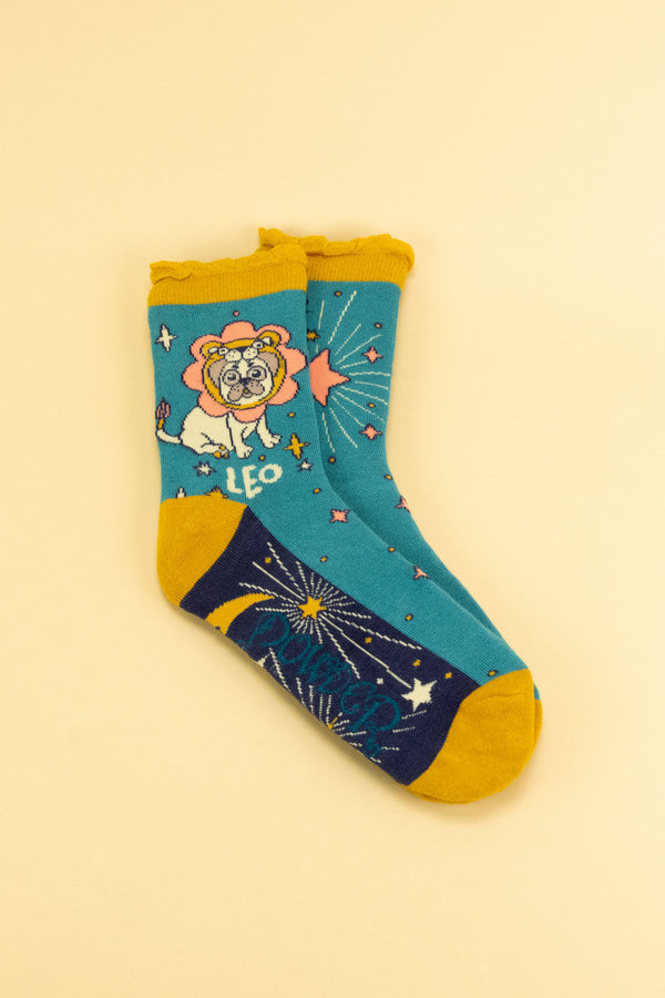 Leo Zodiac Ankle Socks
